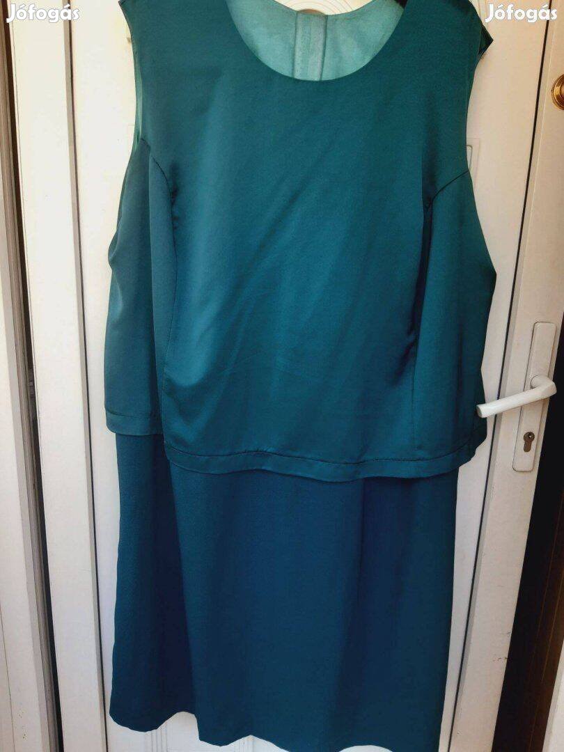 52-54-es smaragdzöld alkalmi női ruha