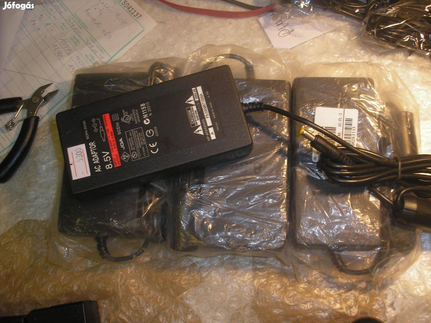 5300 Sony PS2 konzol tápegység Scph-70100 8.5V 5.65A 4.8x1.7mm