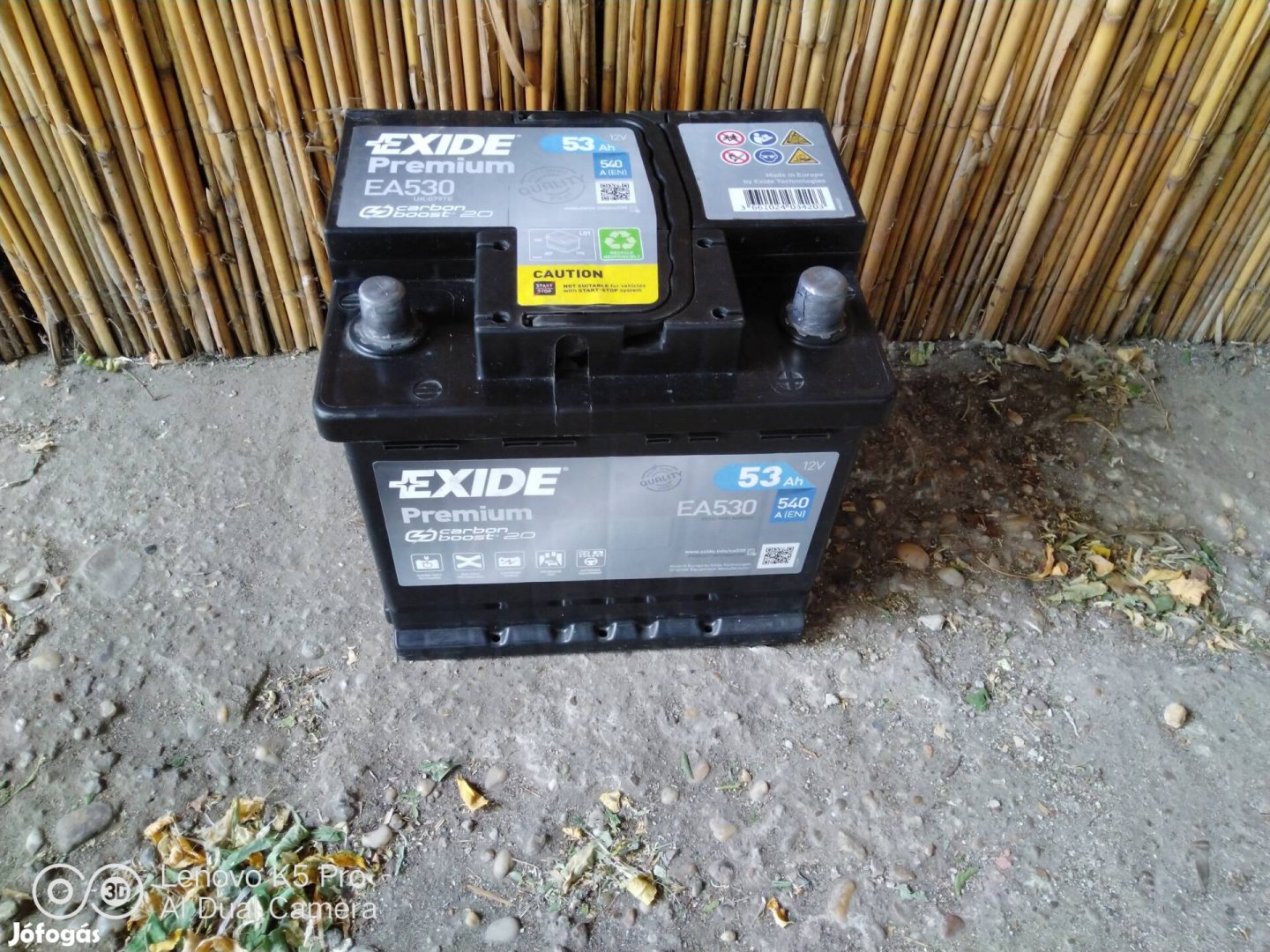 53ah Exide akkumulátor eladó !