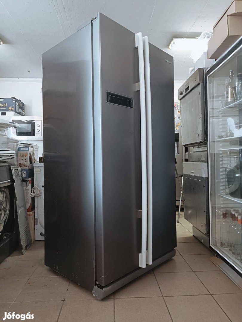 540l Inox, légkeverős, Samsung side by side hűtőszekrény hűtőgép hűtő 