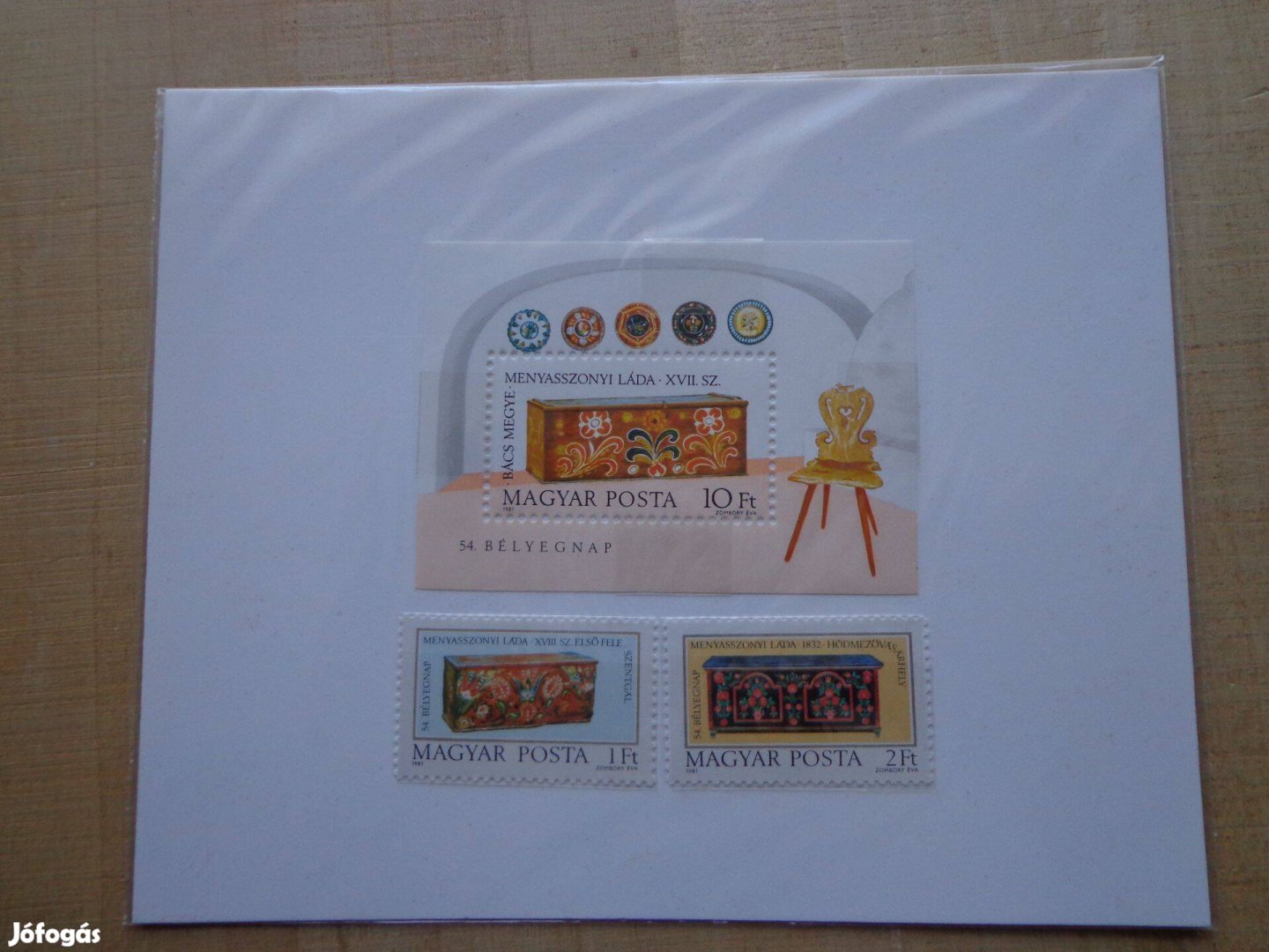 54. Bélyegnap blokk és bélyegsor