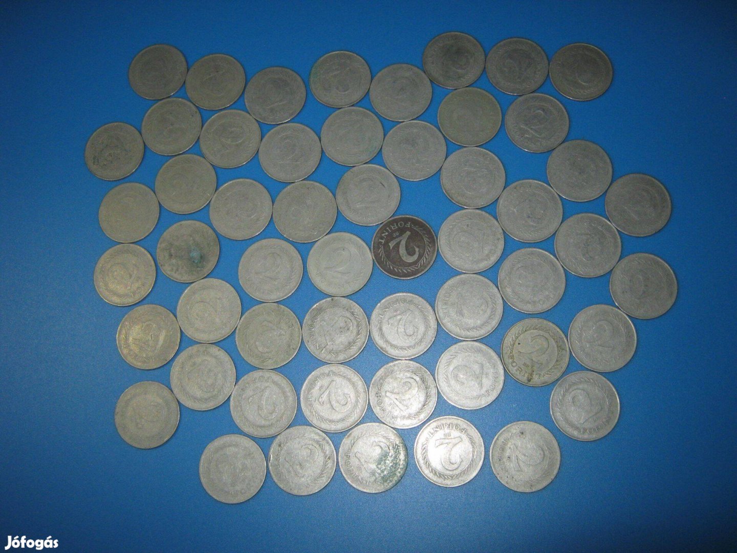 54 db 2 Forint érme, pénz