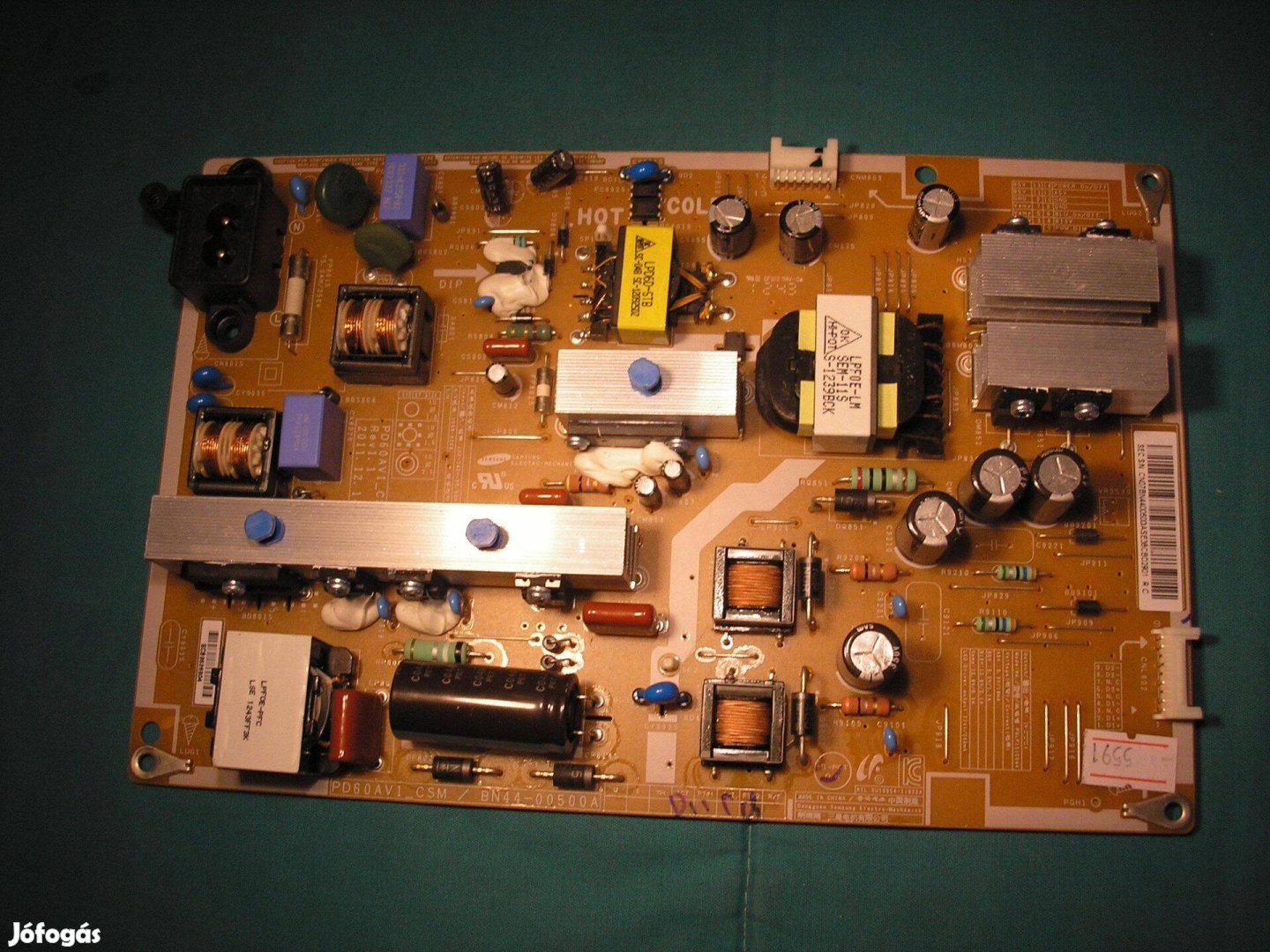 5591 Samsung UE60EH6000 tápegység PD60V1_CSM REV1.1 BN44-00500A Pslf13