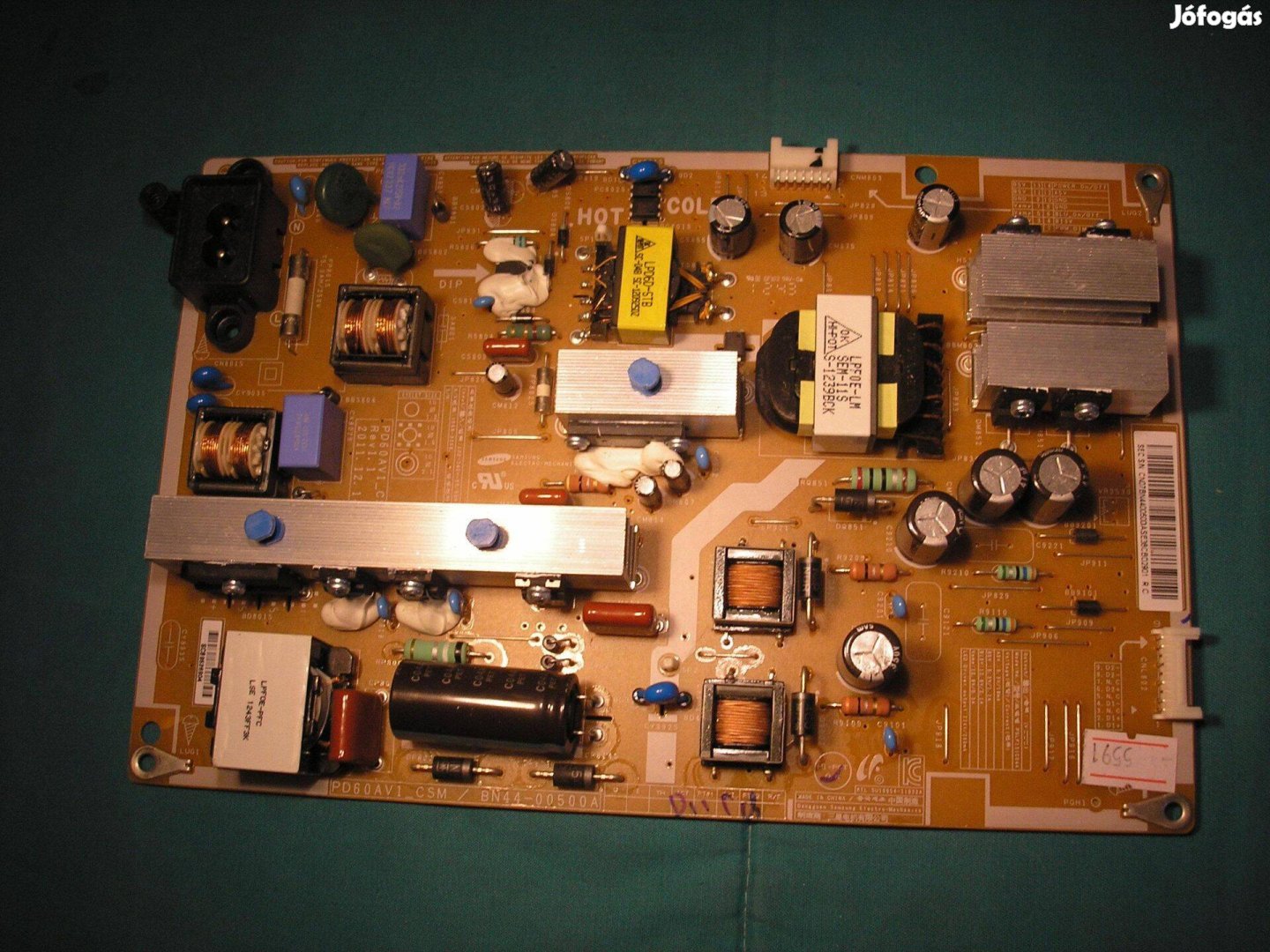 5591 Samsung tápegység PD60V1_CSM REV1.1 BN44-00500A Pslf131C04A