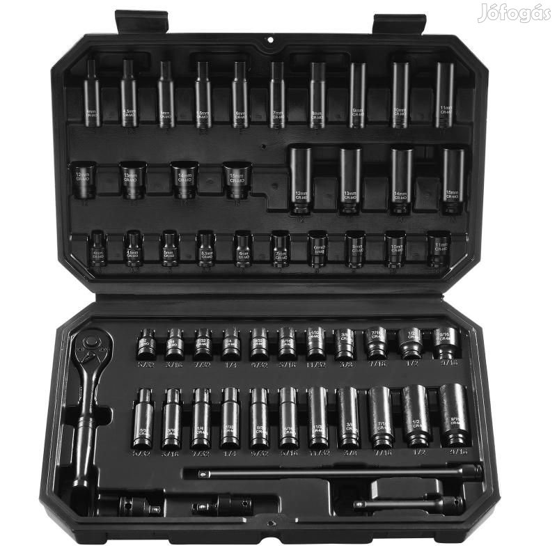 55 darabos 1/4&quot; dugókulcs készlet