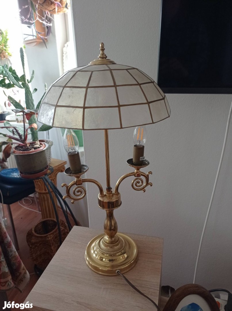 55cm magas réz lámpa