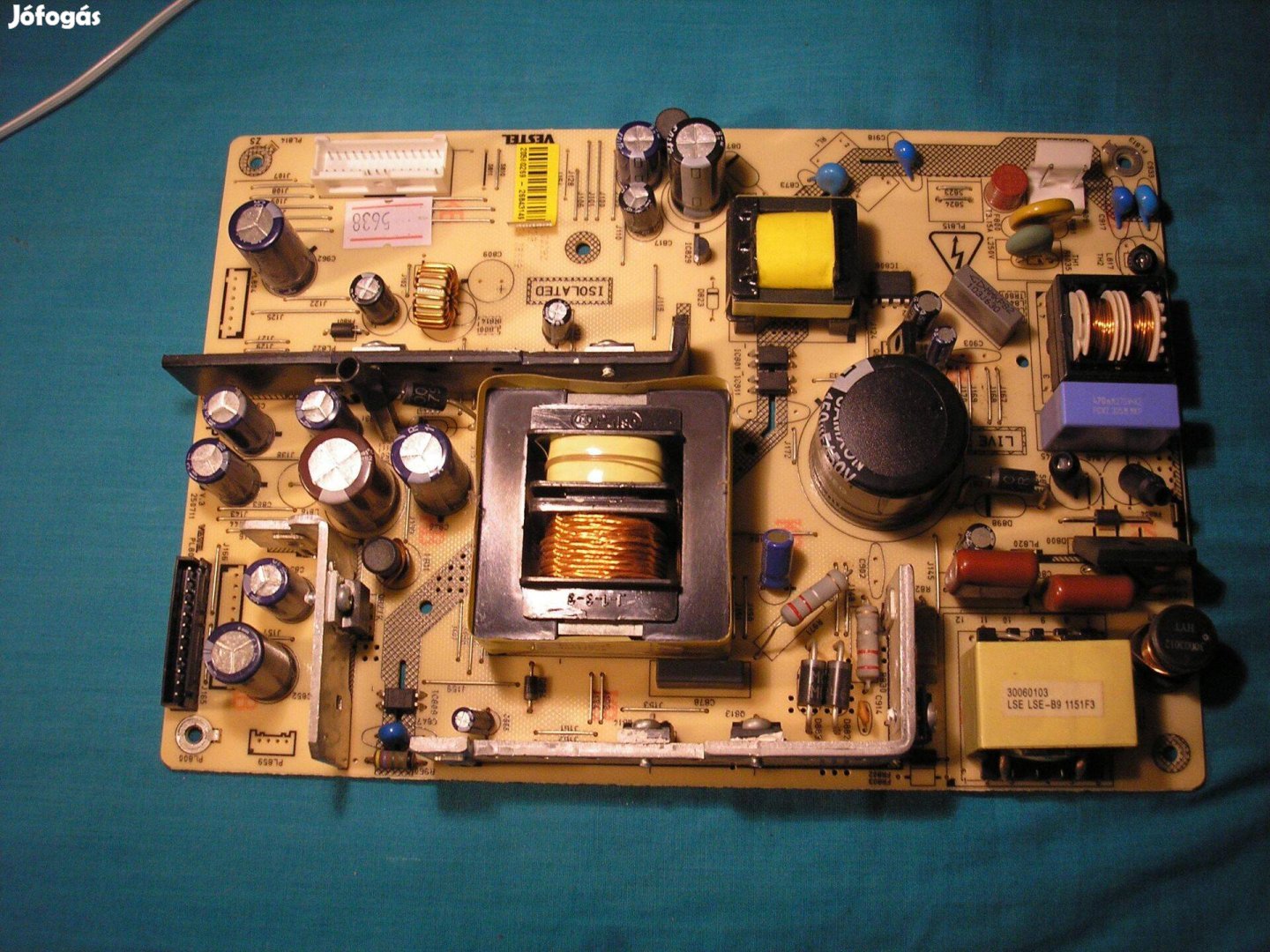 5638 Vestel Telefunken T40R912 tápegység 17PW26-5 V.3 20500269