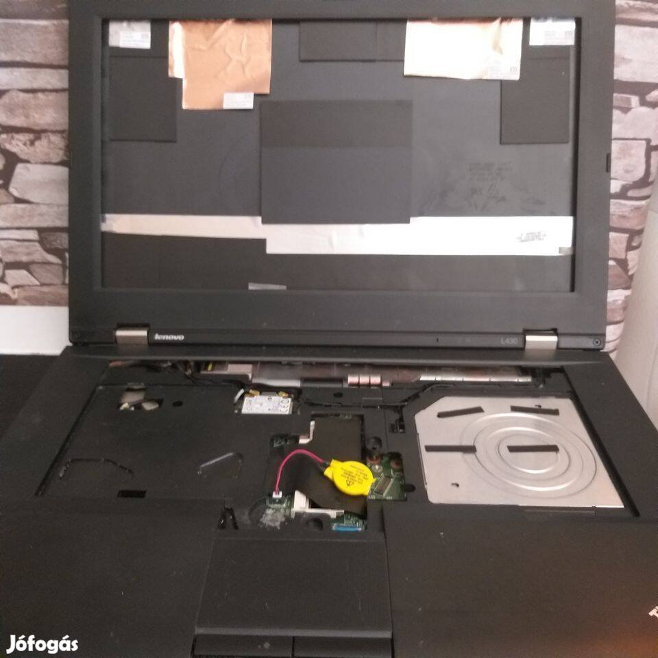 566.Lenovo L430 hibás,hiányos laptop. Hdd,kijelző,,billentyűzet,,memó