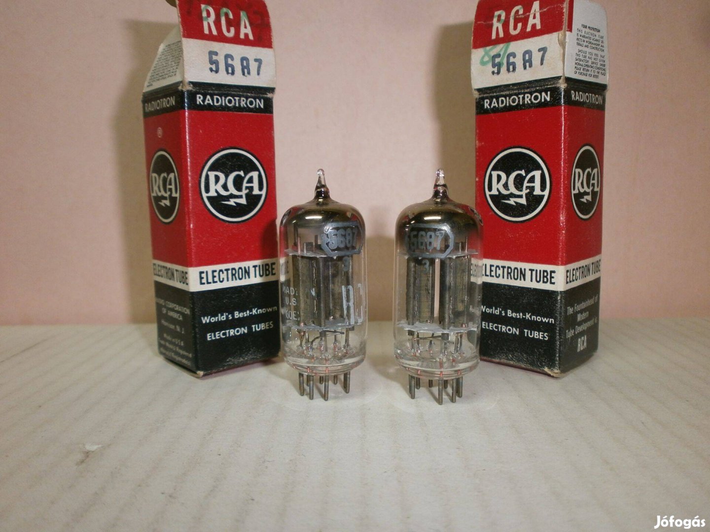 5687 ( E182CC) - Rca - Usa - NOS - 2 db