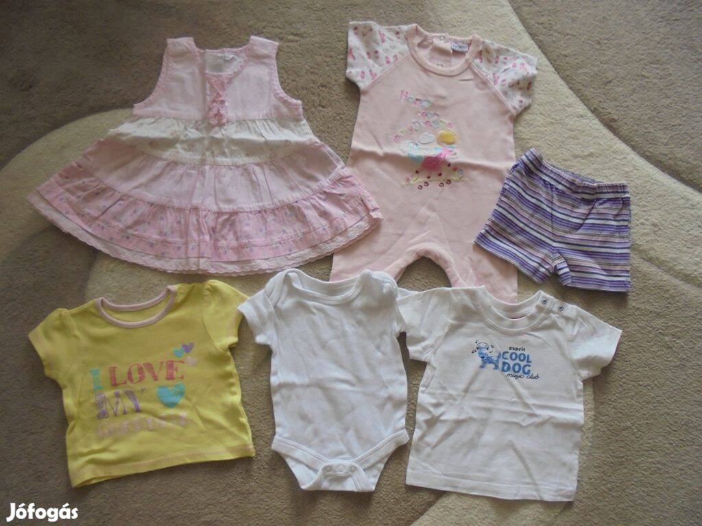 56-62-es lány nyári ruhacsomag