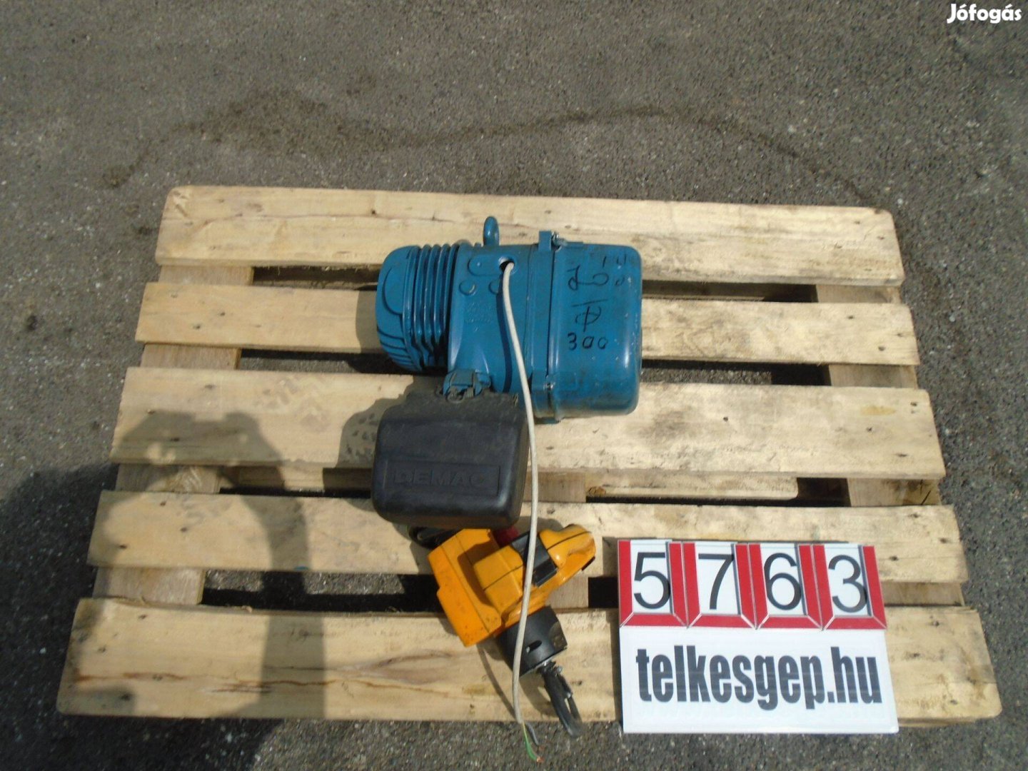 5763 - Láncos Emelő 125 KG, Gyártó: Demag PMV12V2F6 3m