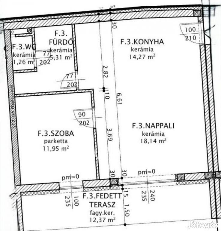 57 nm-es lakás eladó Jánossomorja