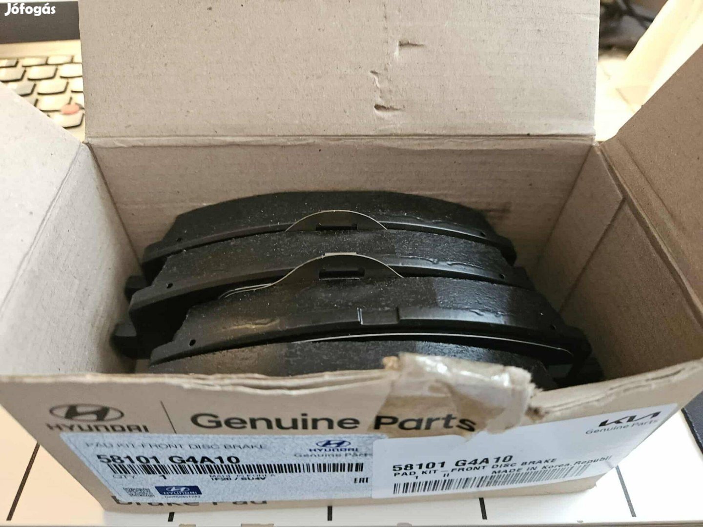 58101 G4A10 Kia Ceed első fékbetét gyári bontott csomagolás