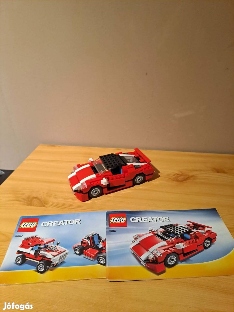 5867 Lego Creator autó szett