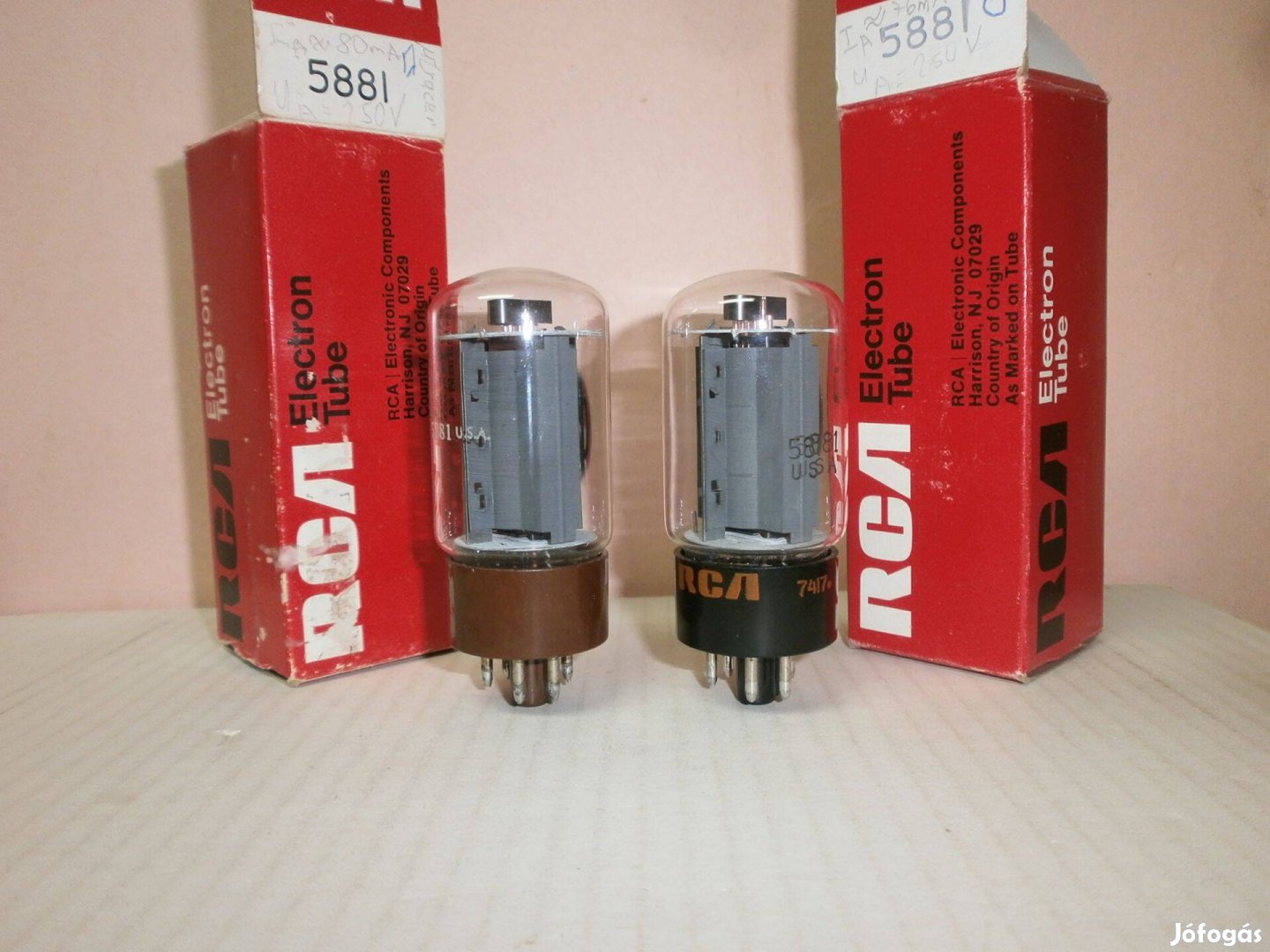 5881 ( 6L6GC) - Rca - Usa - NOS - 2 db