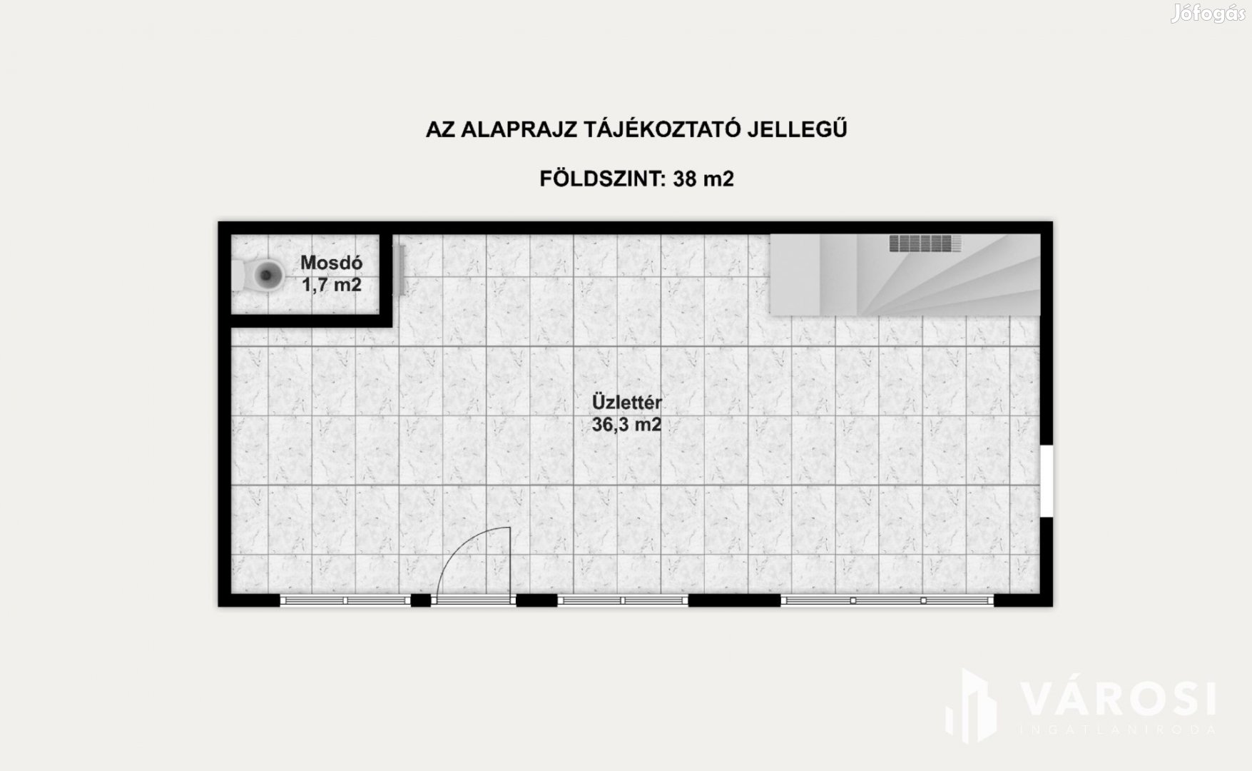 58 m2-es üzlethelyiség eladó Jaminában