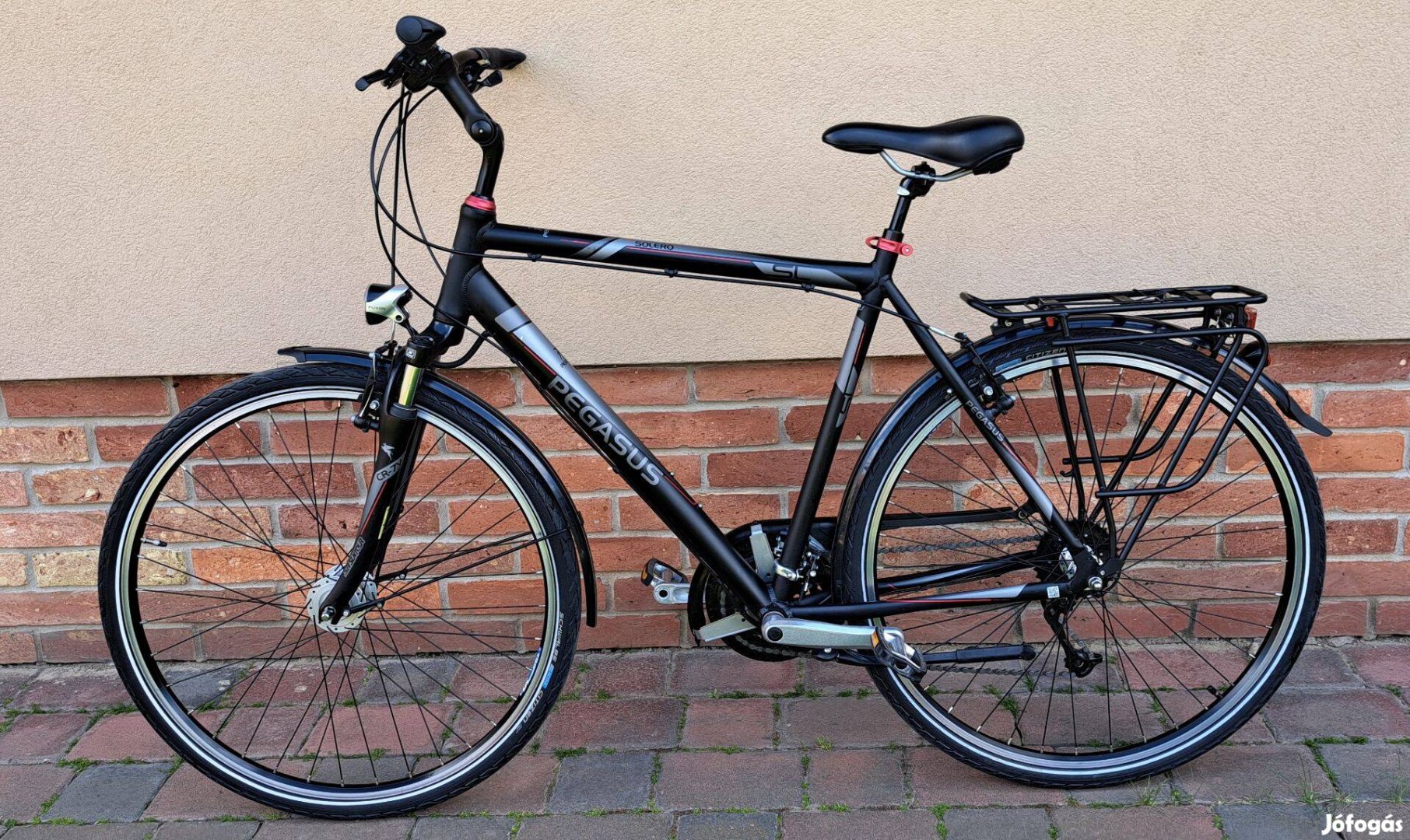 58cm Gyönyörű Pegasus Solero SL 28 alu trekking kerékpár Debrecenben