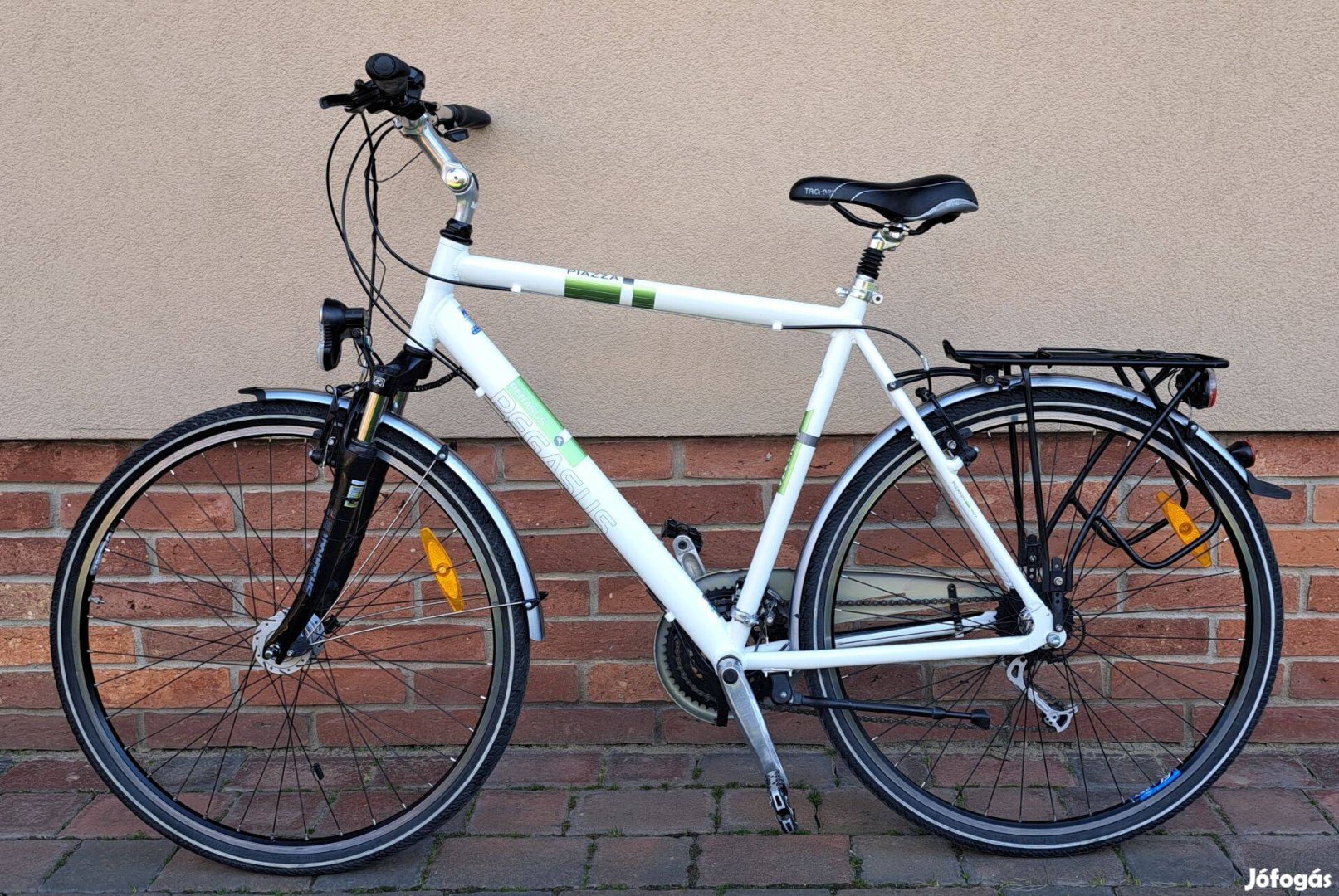 58cm! Szép Pegasus Piazza 28 alu teleszkópos trekking kerékpár