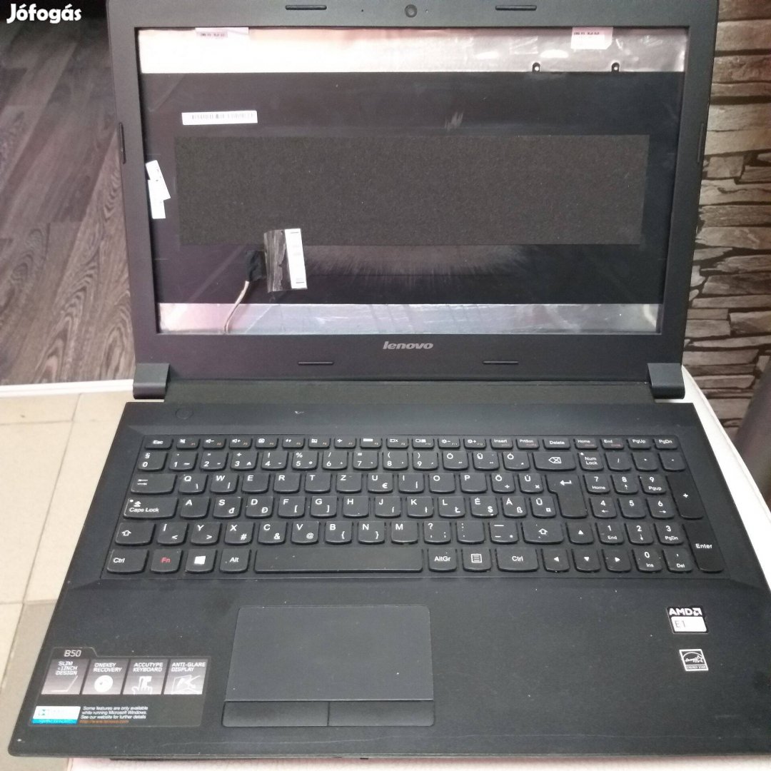 594.Lenovo B50-45 nem kapcsol be,hiányos laptop alkatrésznek eladó! ,h
