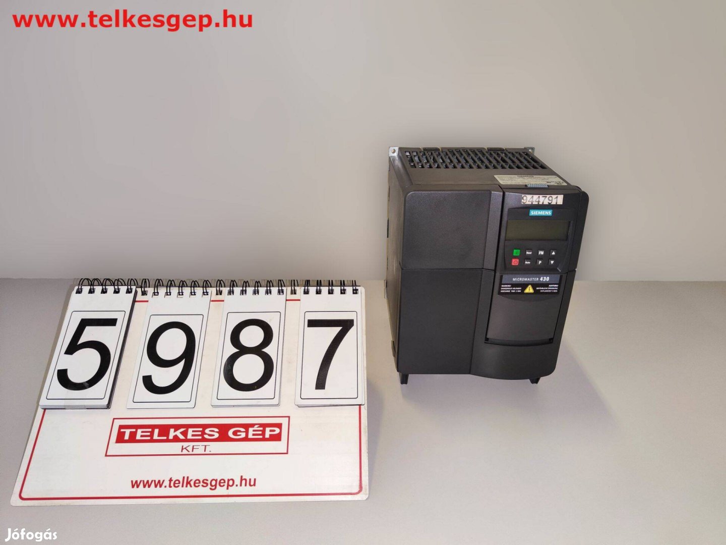 5987 - Frekvenciaváltó 7,5 KW Siemens Micromaster 430