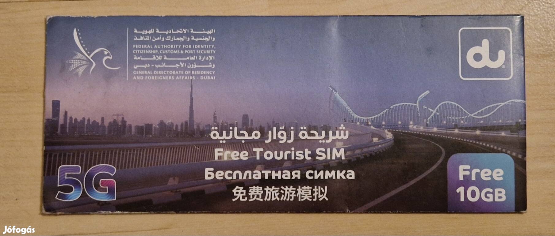 5G SIM 10GB Dubai utazáshoz