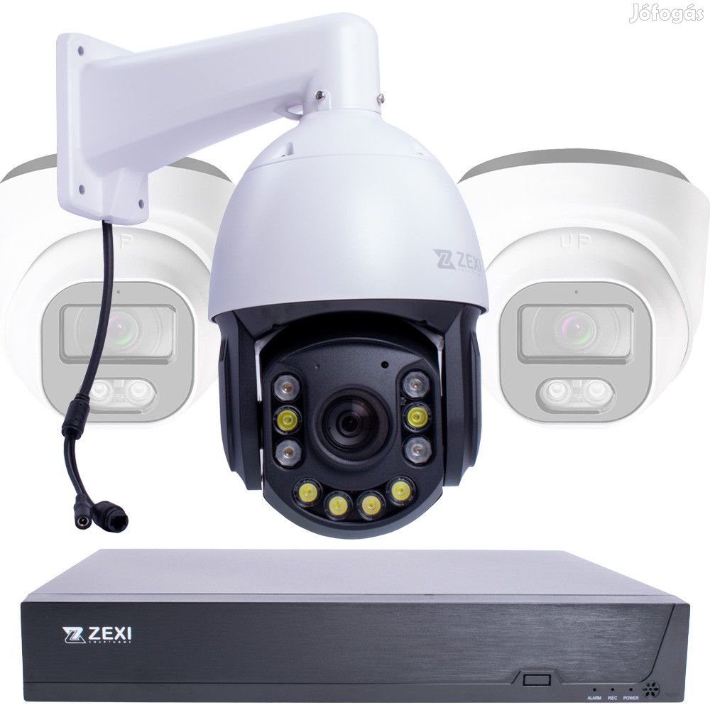 5MP IP POE Switch biztonsági PTZ kamera szett választható DOME 1-tól