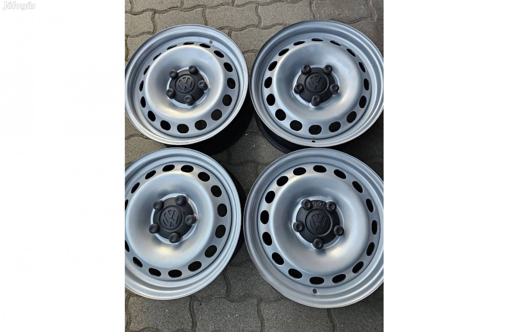 5X112 6X15 Volkswagen Caddy Újszerű Lemezfelni kupakkal!!!