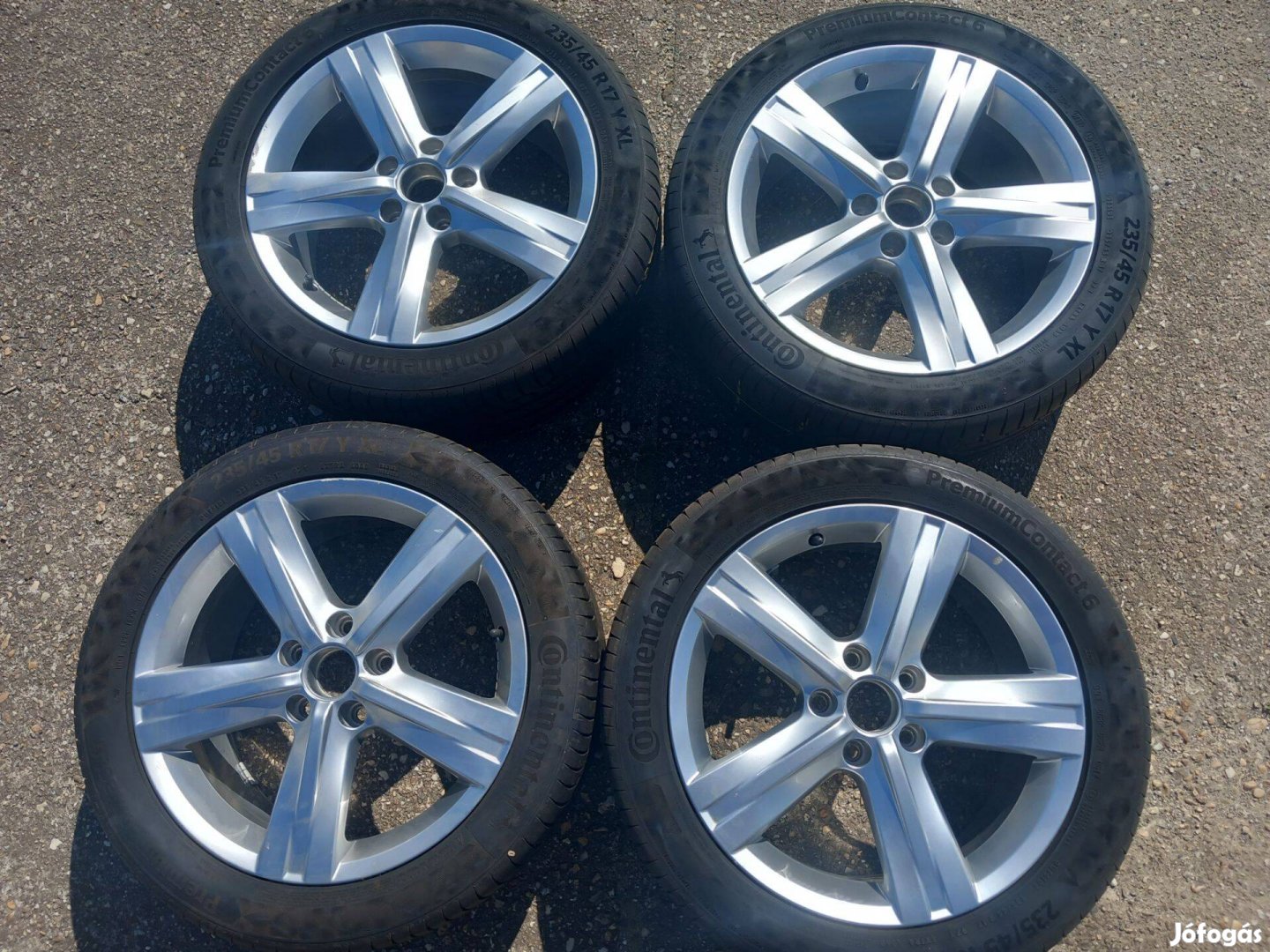 5X112 Gyári Volkswagen Alufelni 17"