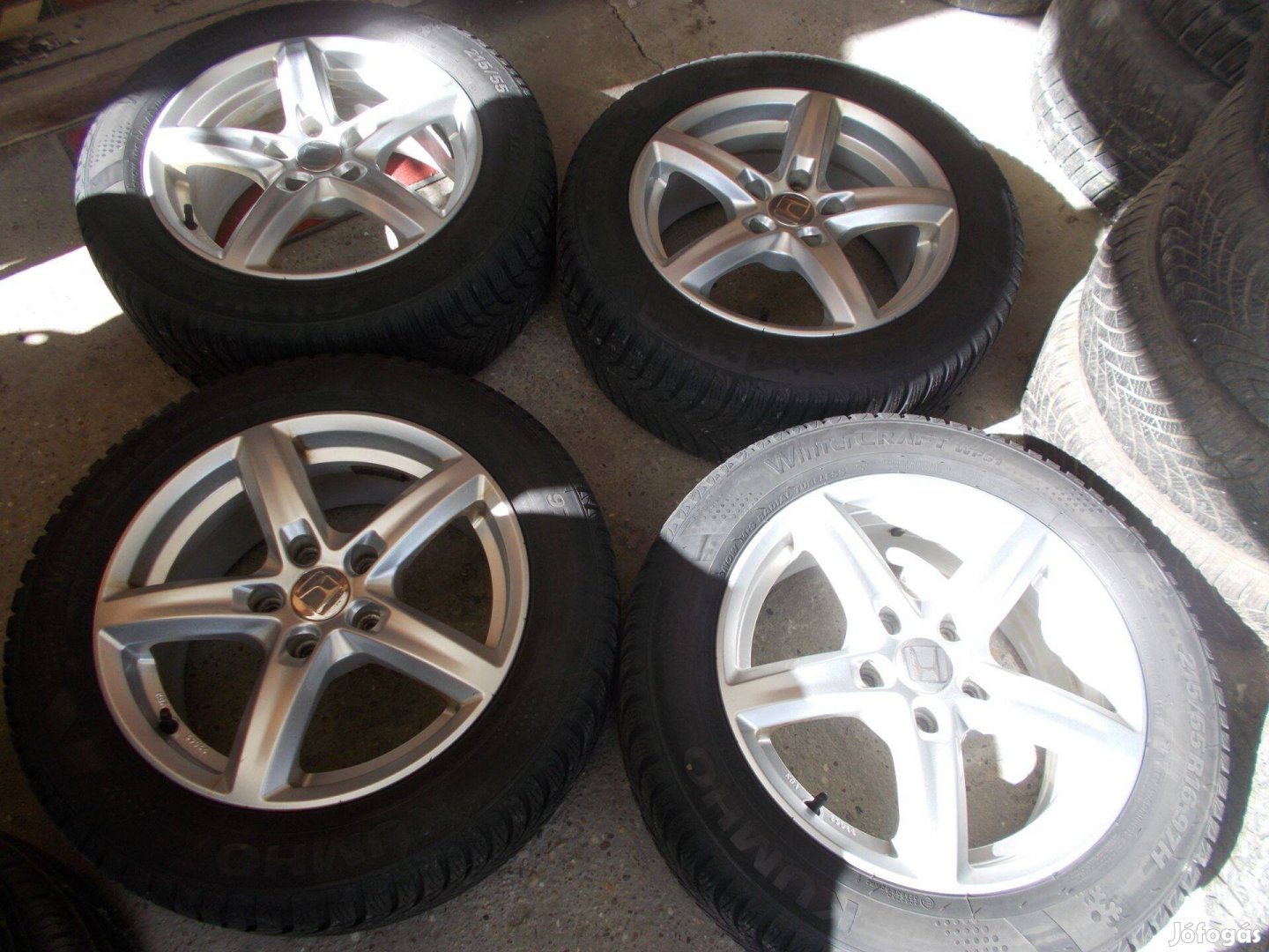 5X114.3 R16 Brock Honda Alufelni Téligumival