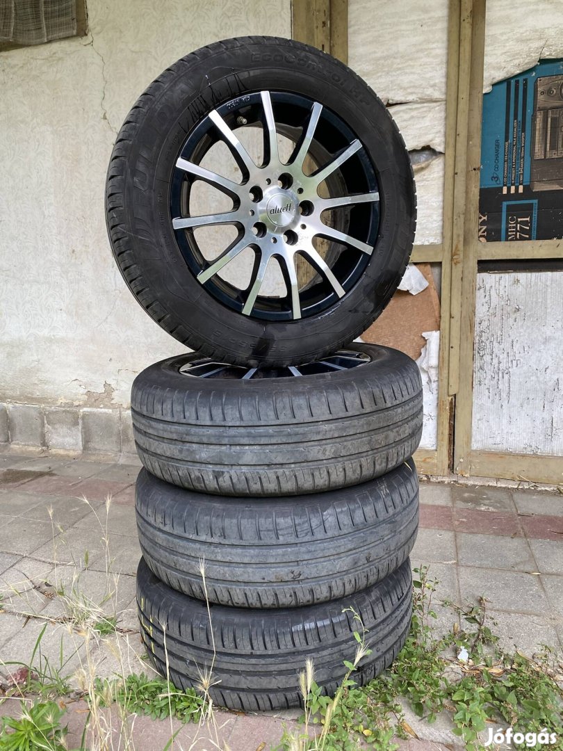 5*108 alufelni garnitúra, 195/65/15 gumikkal