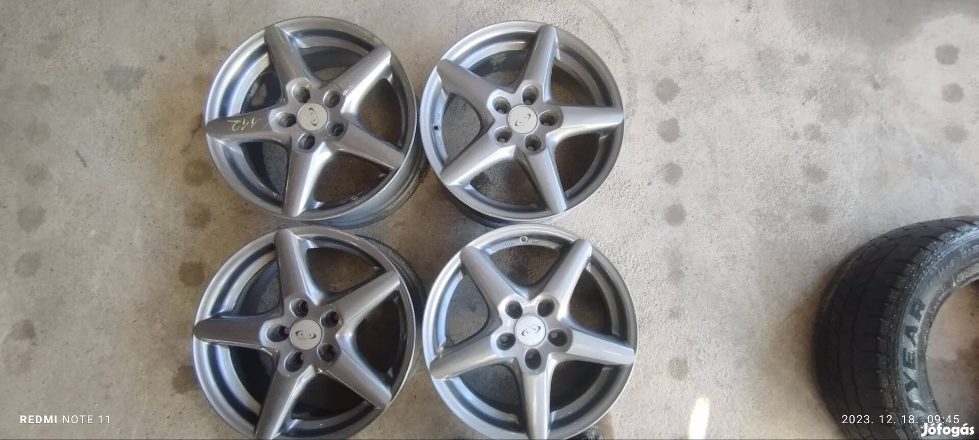 5*112es 16"os alufelni szett 