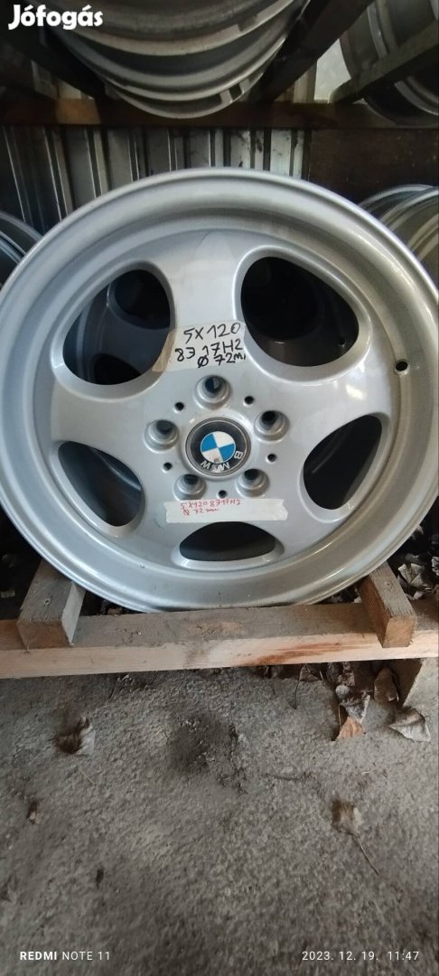 5*120 as 17"os bmw alufelni szett 