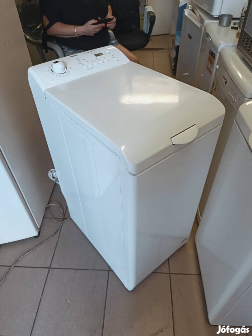 5.5kg A+++ Zanussi keskeny újszerű mosógép garanciával 