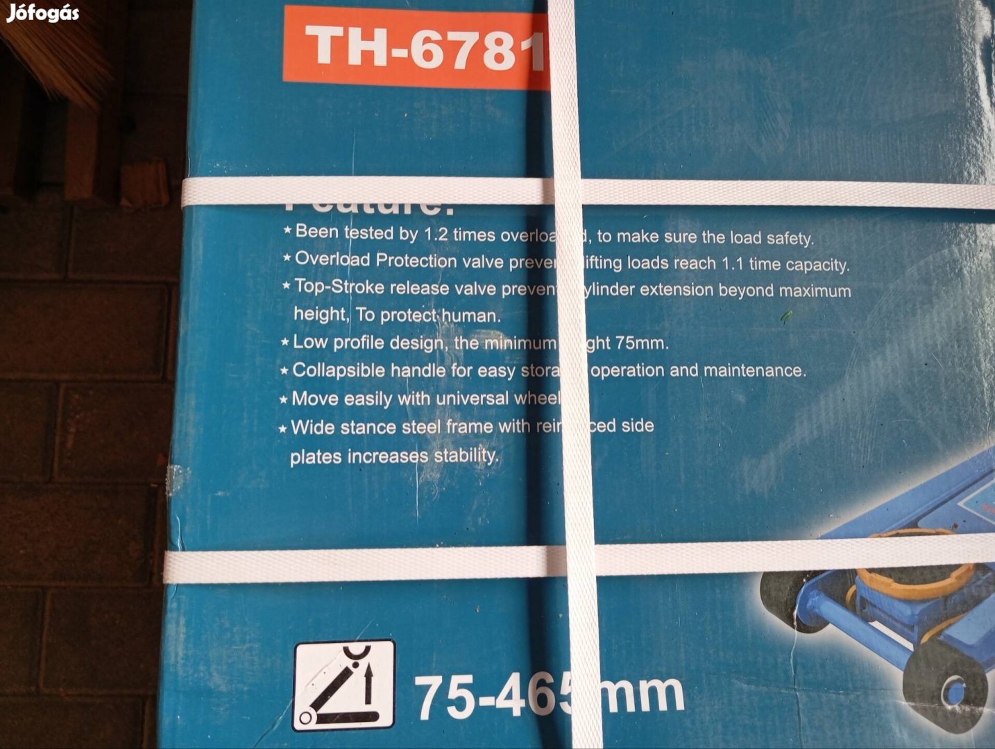 5.5t alacsony profilú krokodil emelő 