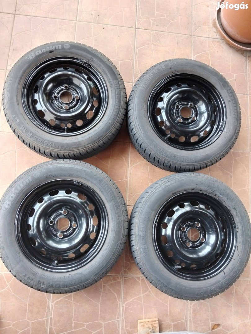 5,5x14, 4x100 lemezfelni garnitúra (Opel Chevrolet)