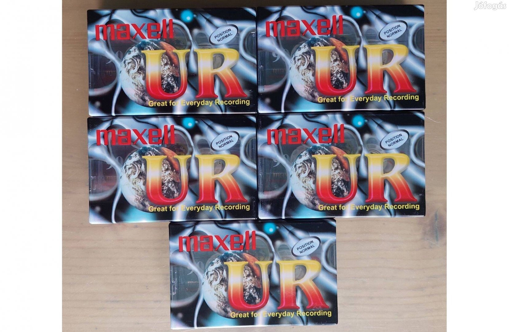 5-DB Maxell UR 90 Normal Kazettás MAGNÓ Kazetta Maxell Magnókazetta