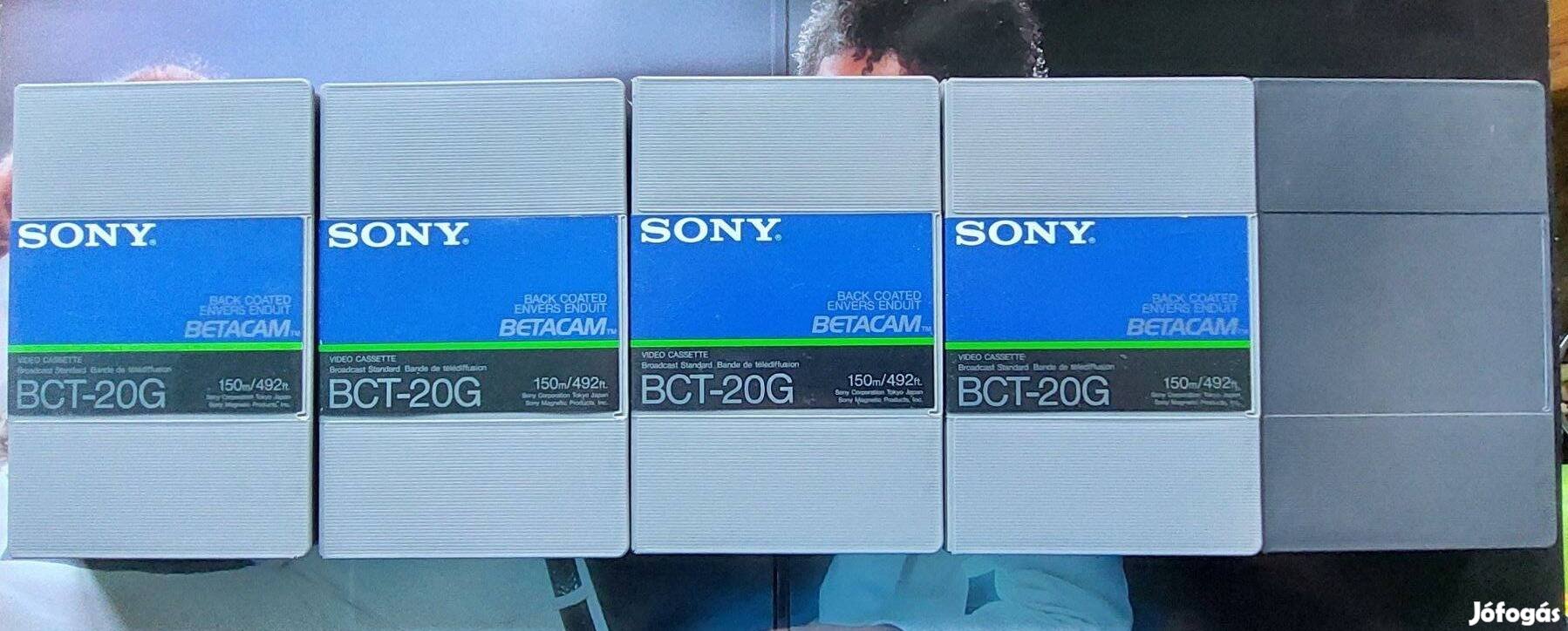 5-DB Sony BCT-20G Betacam Videokamera Kazetta Sony Videó Kazetta