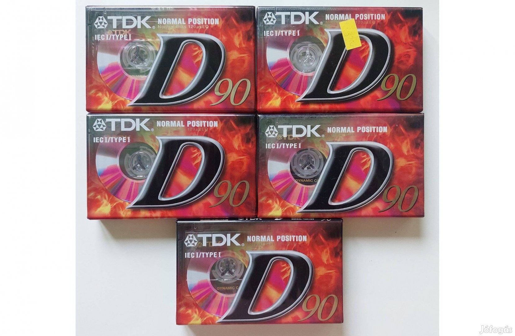 5-DB TDK D90 Normal Kazettás MAGNÓ Kazetta TDK D90 Magnókazetta