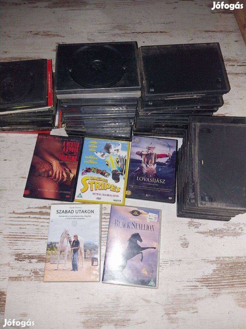 5 DVD film 50 db üres DVD tok