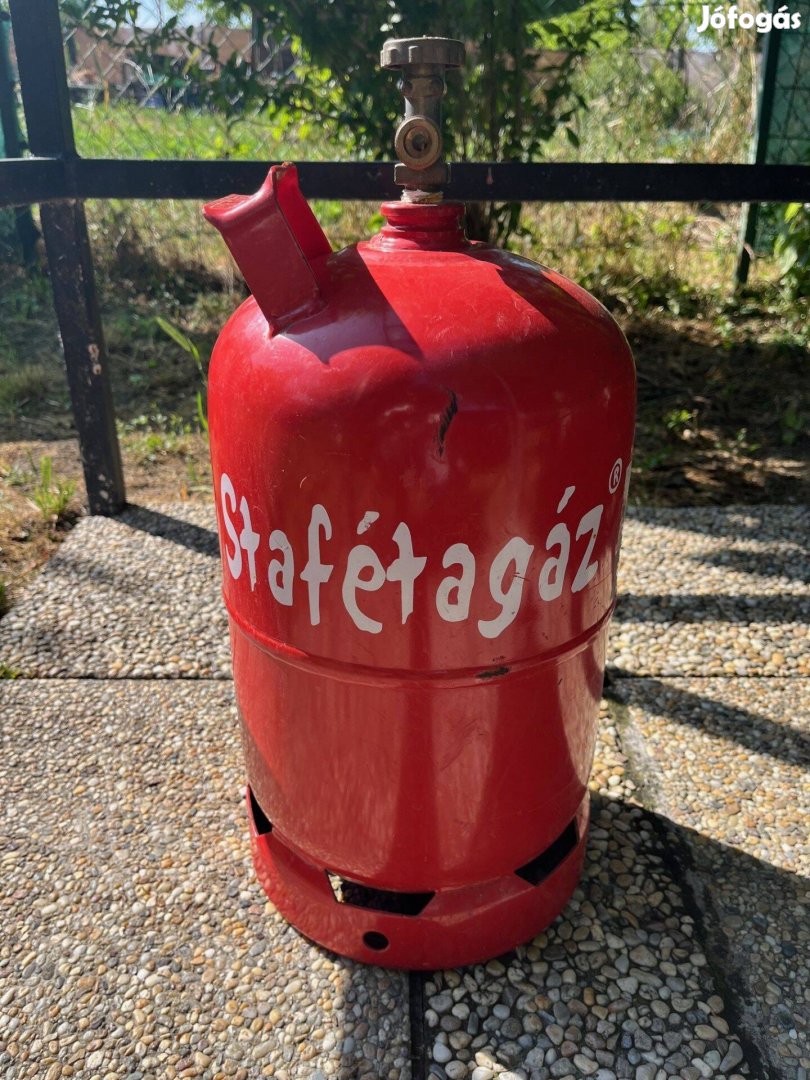 5 Kg-os gázpalack töltve. Lakókocsi, hajó, grill, kemping