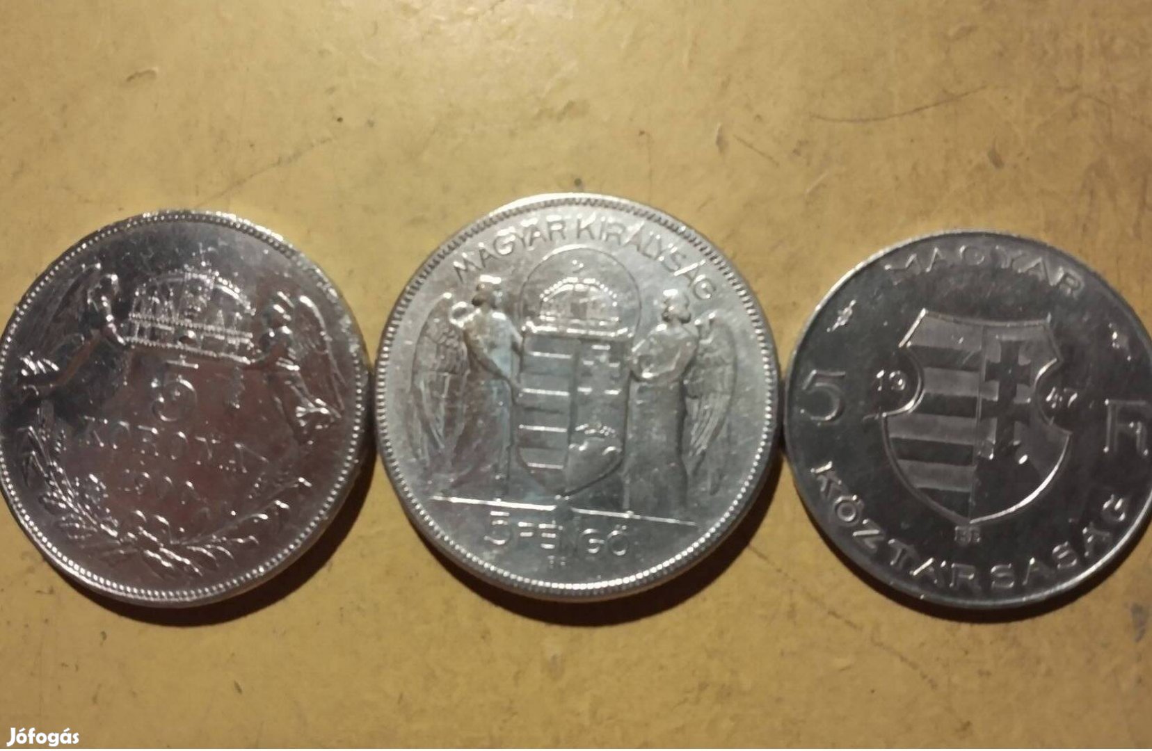 5 Korona,5 Pengő,5 Forint