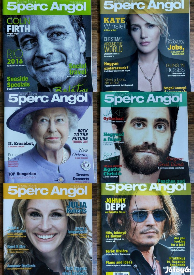 5 Perc Angol magazin 6 lapszám