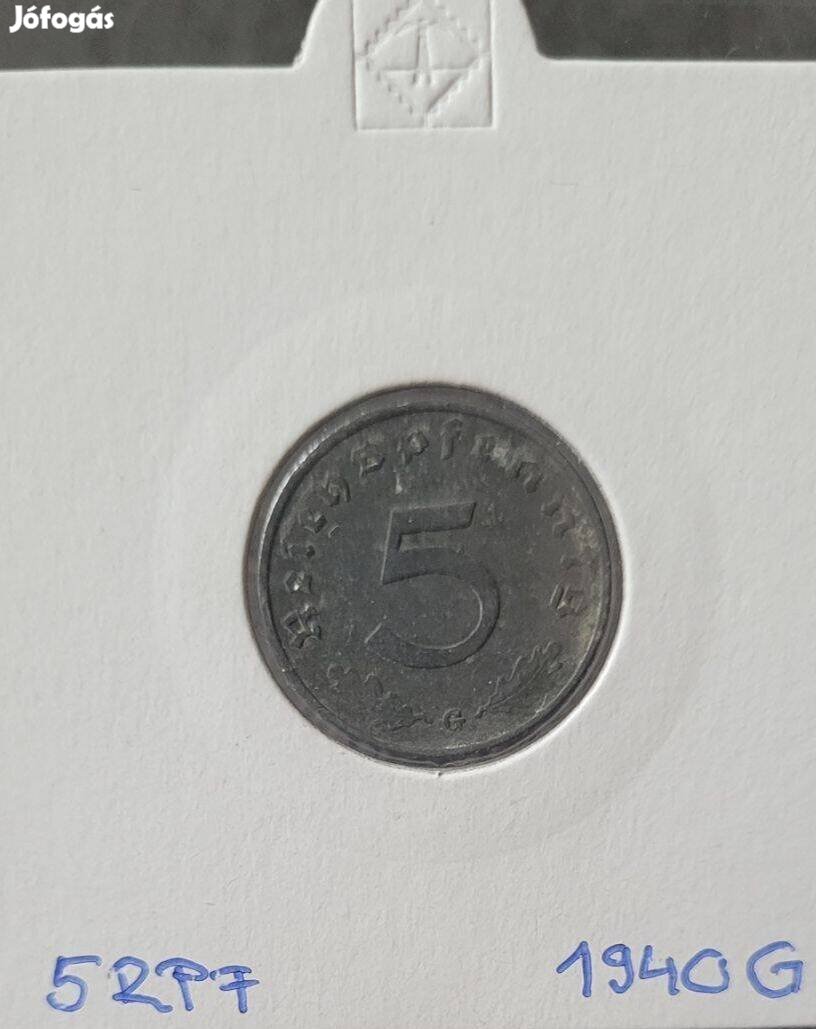 5 Reichspfennig - 1940 G