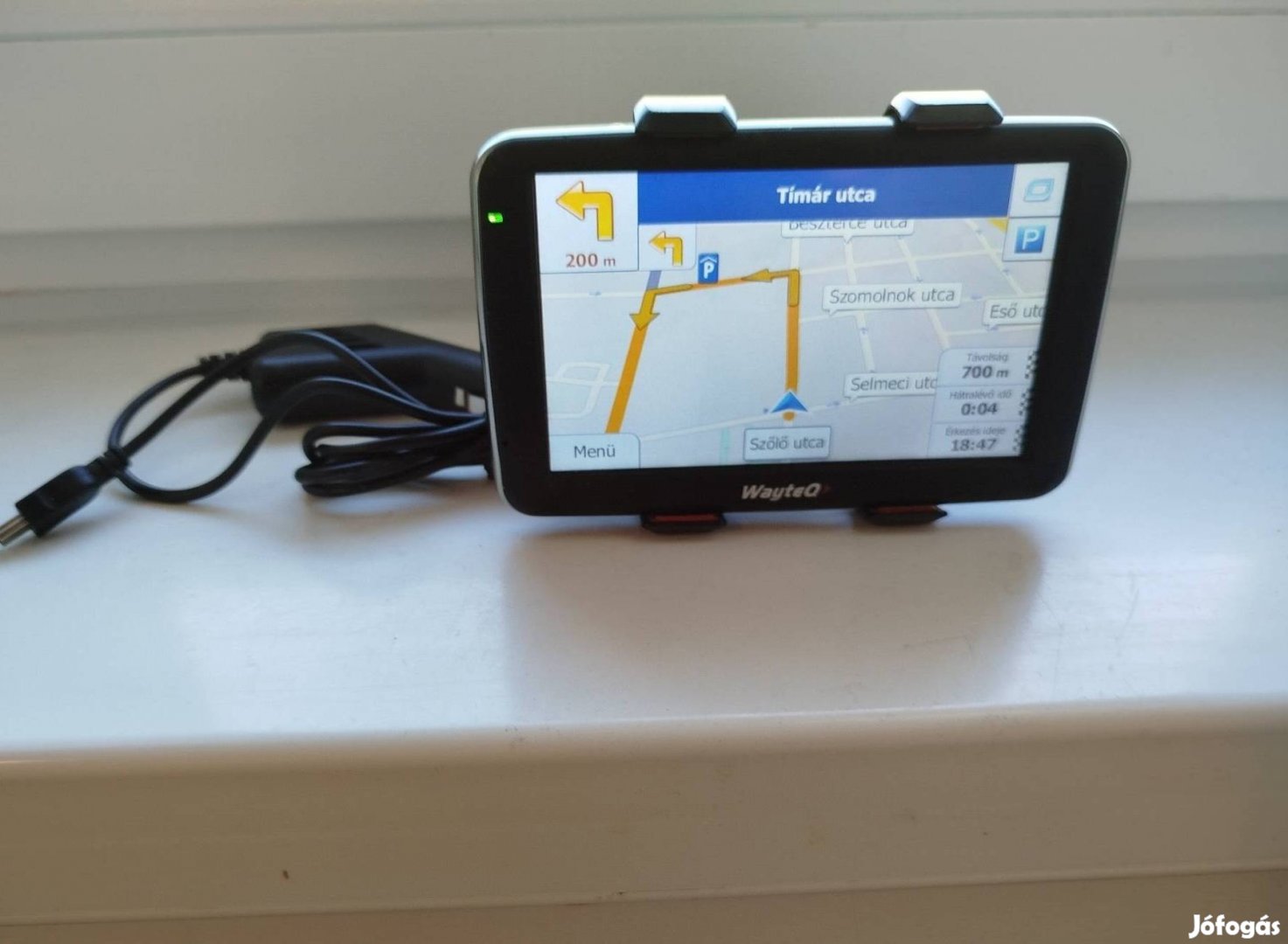 5"Wayteq GPS , navigáció 2024. Magyarország térképpel kamionos is