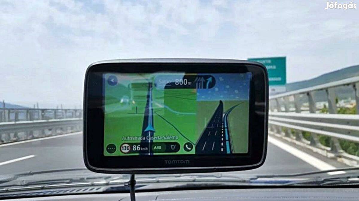 5" Minőségi Tomtom Via 53 Wifi GPS Navigáció 2024 élettartam Full EU