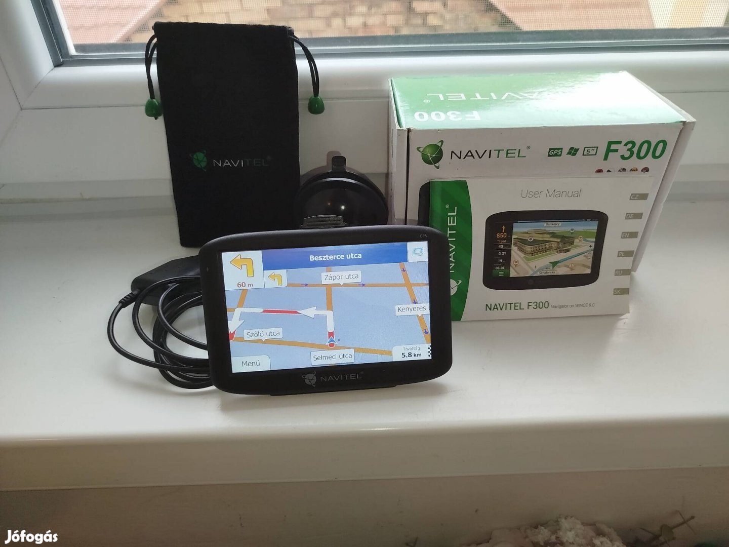 5" Navitel GPS navigáció Igo Primo 2024. nov. Magyarország térkép