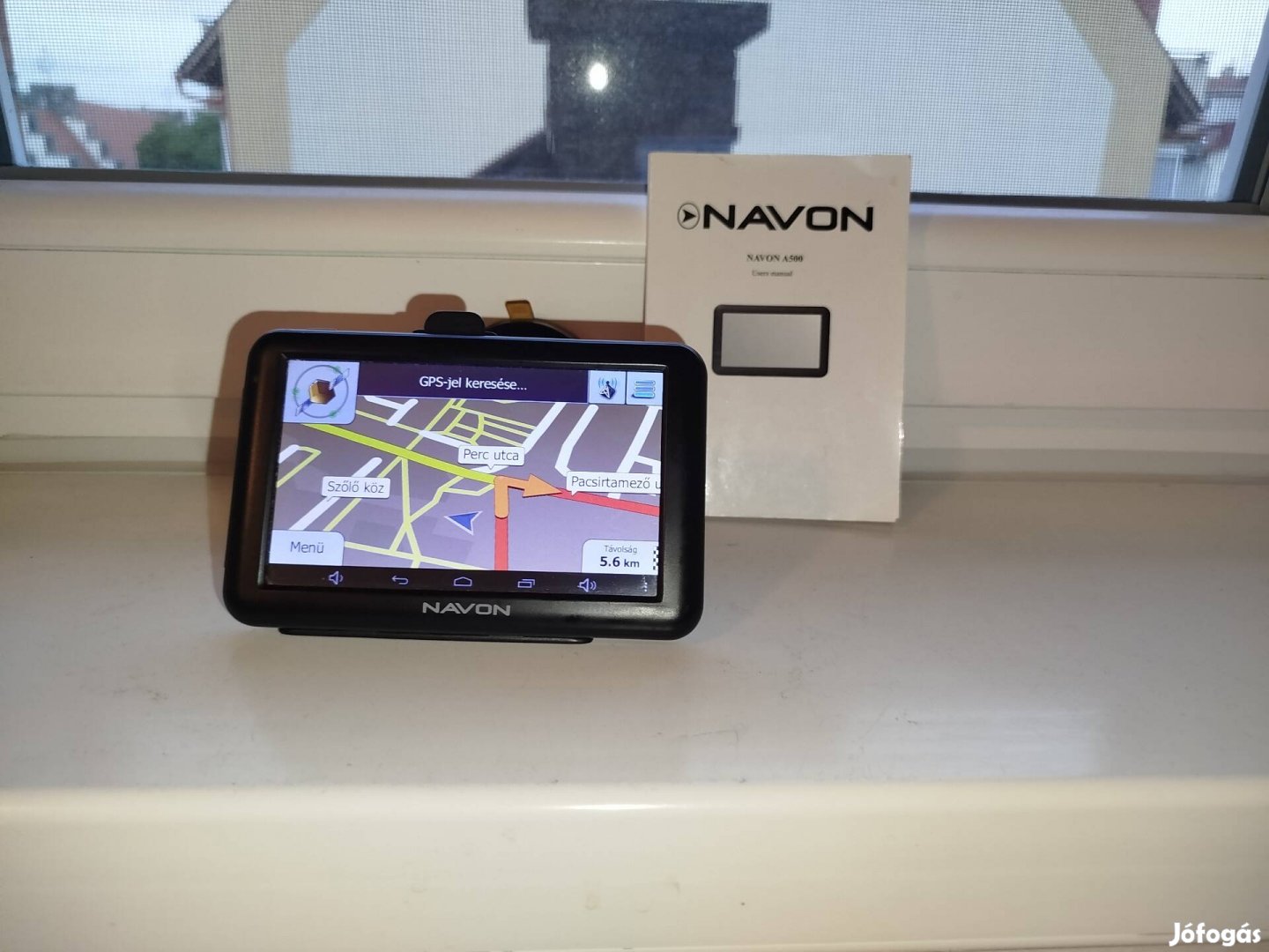 5" Navon A 500 GPS navigáció 2025. máj.Magyaro. térkép kamionos is