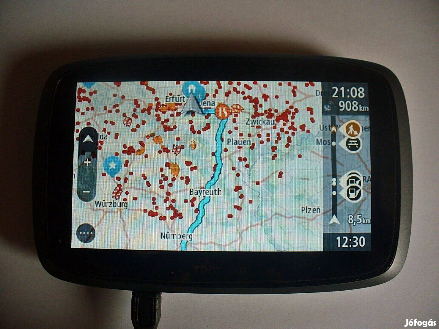 5" Tomtom GO 5000 TMC SIM GPS navigáció 2023 élettartam ingyen Full EU
