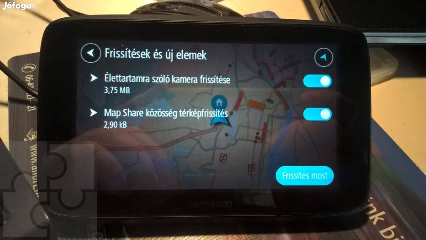 5" Tomtom GO 520 WiFi GPS navigáció 2024 élettartam ingyen Világtérkép