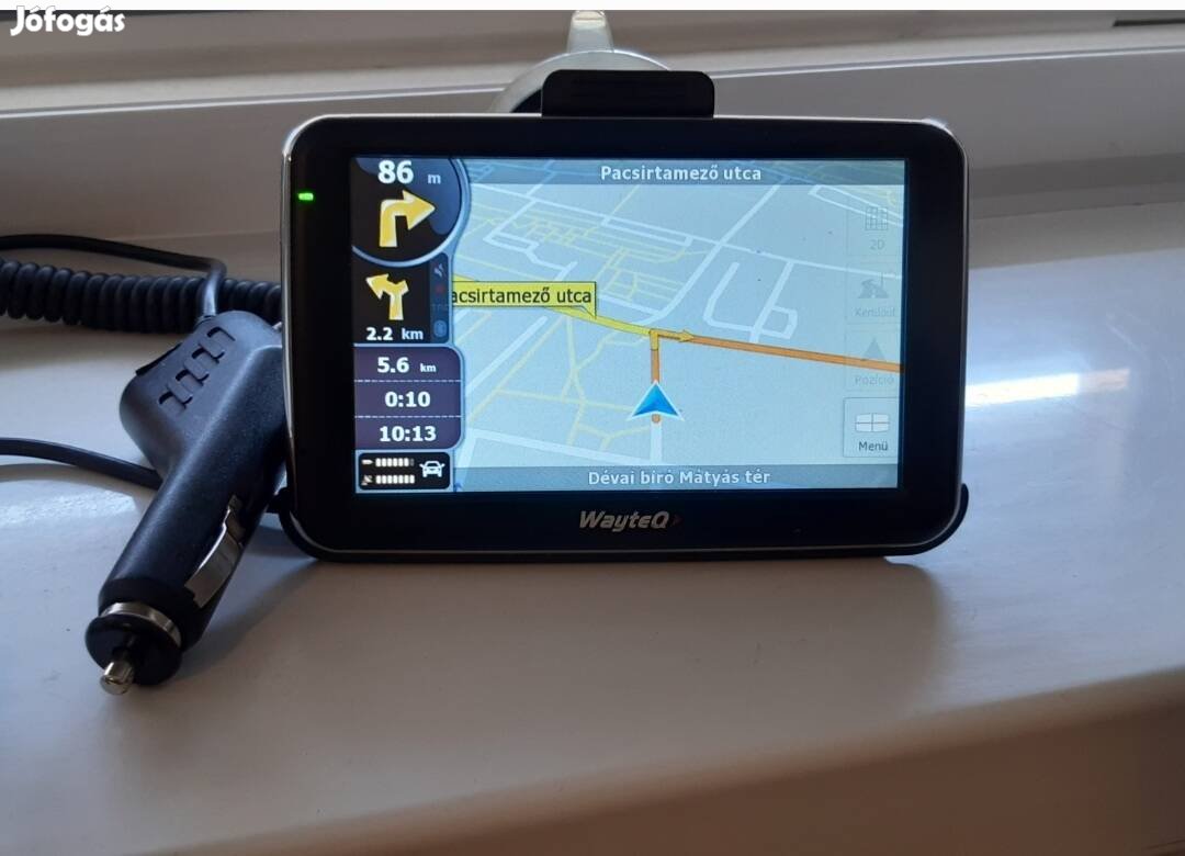 5" Wayteq GPS , navigáció 2023. novemberi Magyarország térképpel